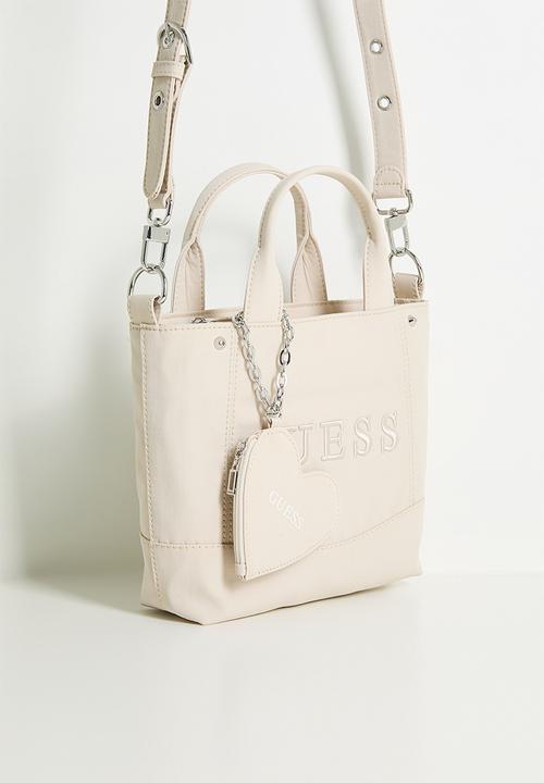 GUESS - Sasha Mini Tote Bag - Stone