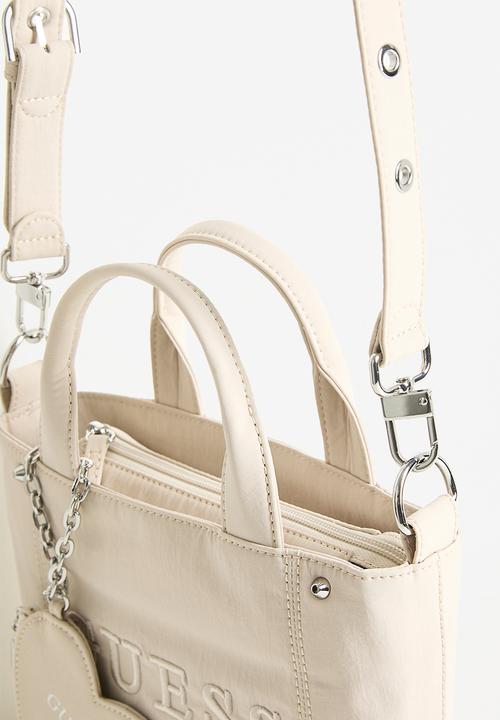 GUESS - Sasha Mini Tote Bag - Stone