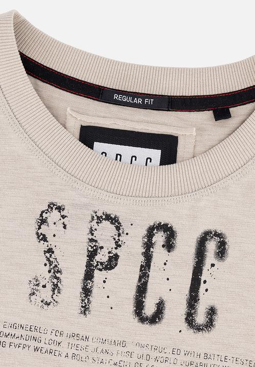S.P.C.C - Troy Tee - Light Stone