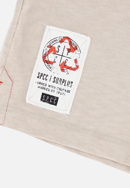 S.P.C.C - Troy Tee - Light Stone