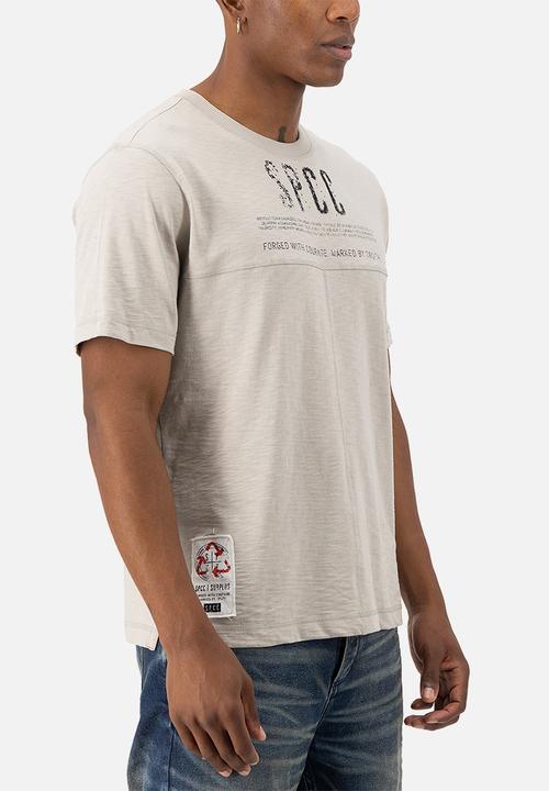 S.P.C.C - Troy Tee - Light Stone