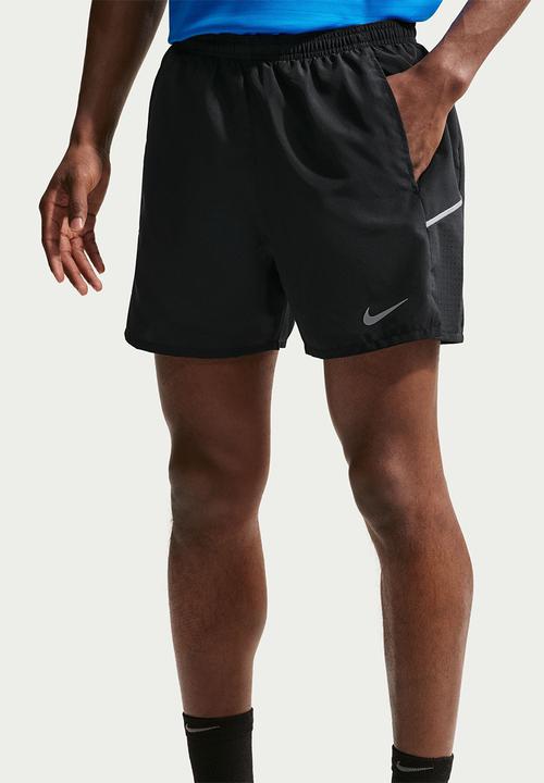 Nike - Miler  Dri-FIT 5" Brief-Lined Running Short -Black / Reflective Silver