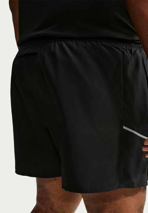 Nike - Miler  Dri-FIT 5" Brief-Lined Running Short -Black / Reflective Silver