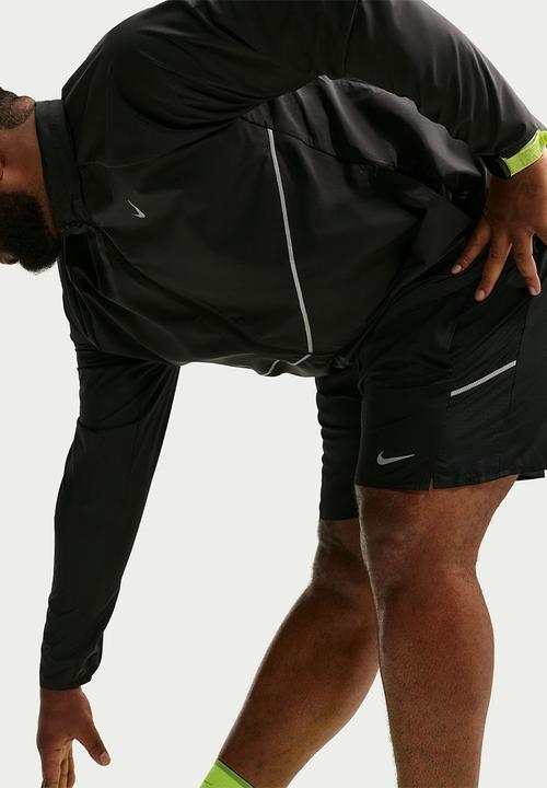 Nike - Miler  Dri-FIT 5" Brief-Lined Running Short -Black / Reflective Silver