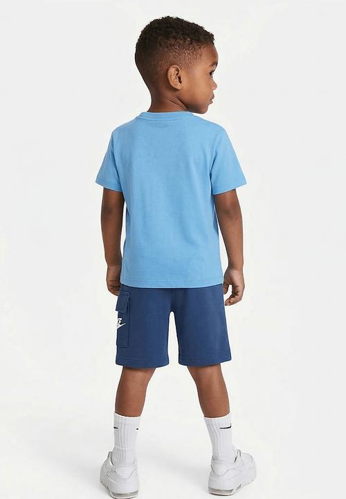 Nike - Nkb B Nsw Hbr Cargo Short Set - Mystic Navy