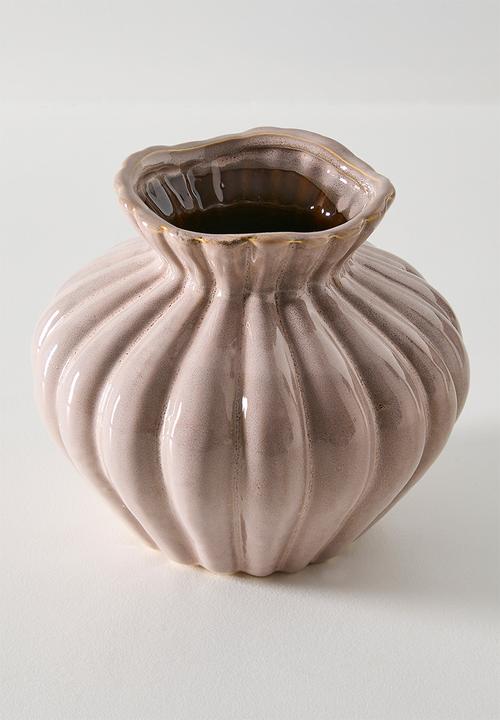 Sixth Floor - Bud Stoneware Vase - Pink