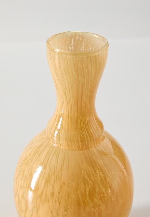 Sixth Floor - Glass Vase - Ochre