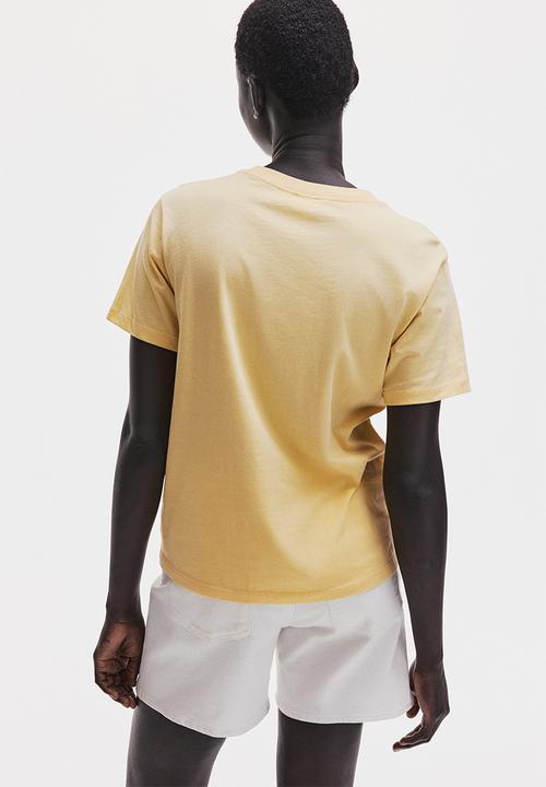 H&M - Cotton T-shirt - yellow
