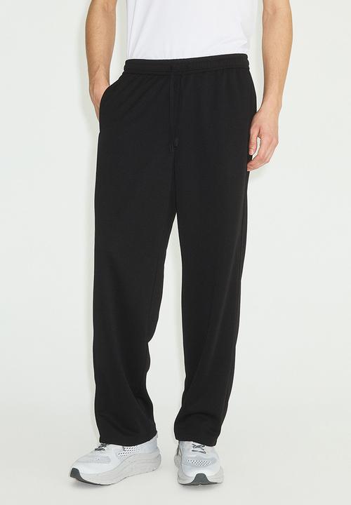 H&M - relaxed fit sports joggers with drymove? - black