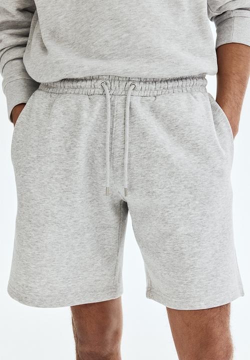 H&M - Regular fit sweatshorts - light grey marl