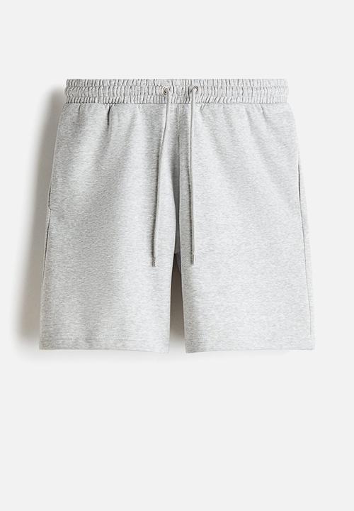 H&M - Regular fit sweatshorts - light grey marl