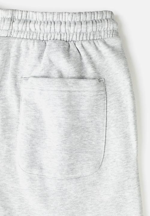 H&M - Regular fit sweatshorts - light grey marl