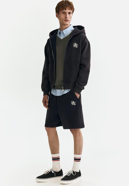 H&M - Relaxed fit shorts - navy blue