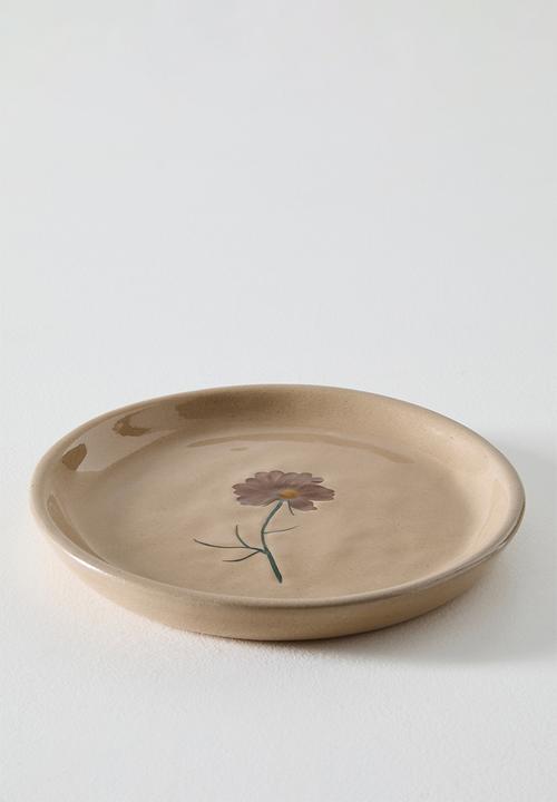Sixth Floor - Stoneware Floral Plates 