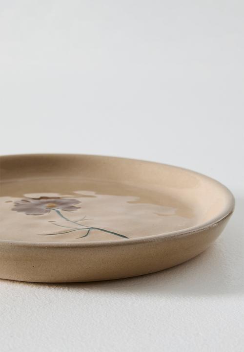 Sixth Floor - Stoneware Floral Plates 