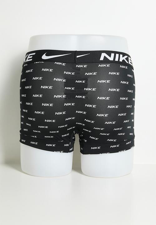 Nike - Dri-Fit Essential Micro Trunk 3 Pack - Black & Grey
