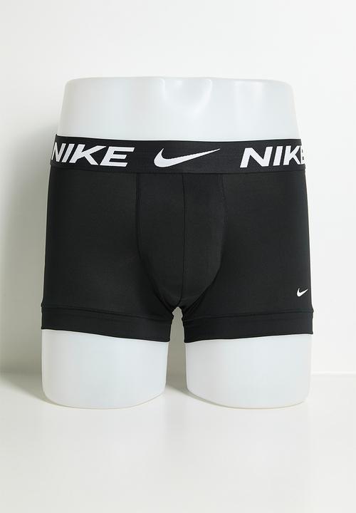 Nike - Dri-Fit Essential Micro Trunk 3 Pack - Black & Grey