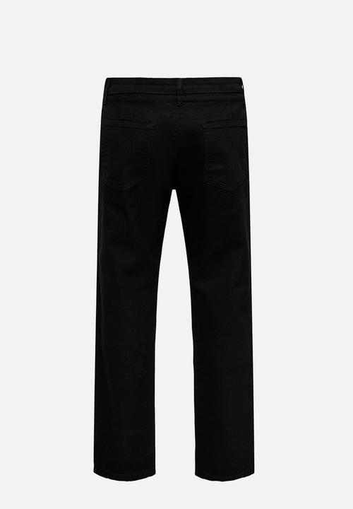 Only & Sons - ONSEDGE Twill Straight Chino 0600 Pant - Black
