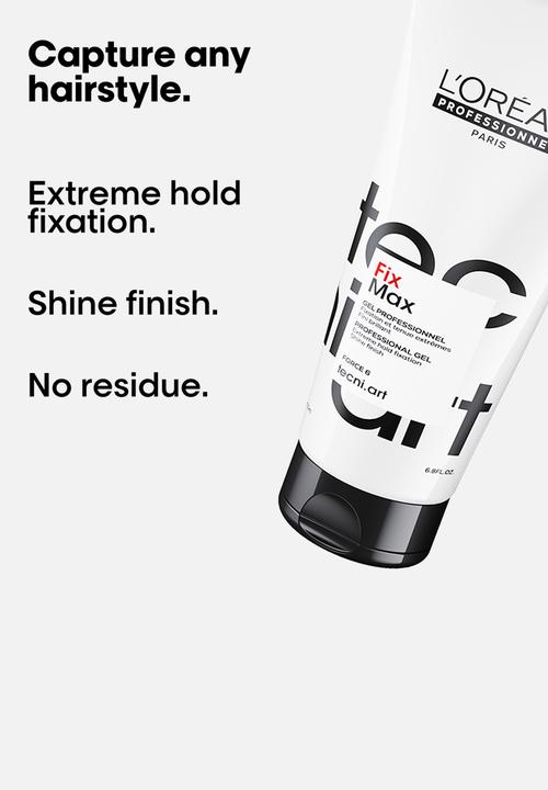 L’Oreal Professionnel - Fix Max Zero Residue Hair Styling Gel Extra Hold - 200ml