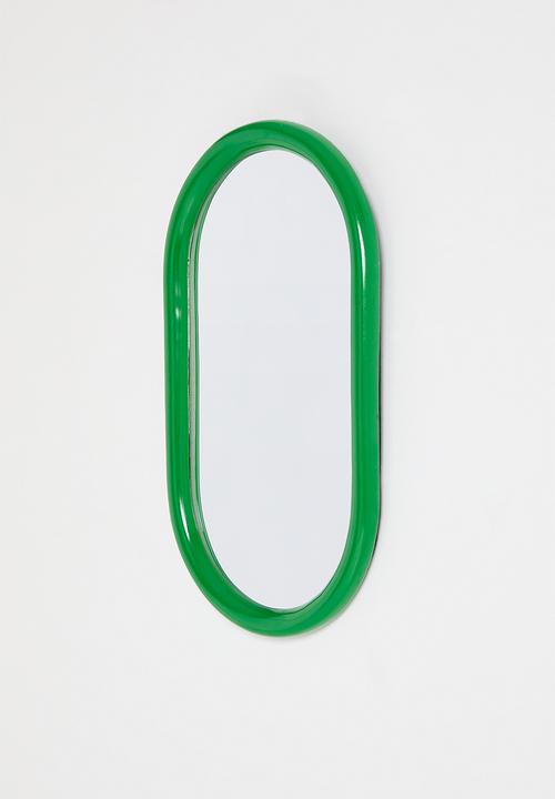 Sixth Floor - Pill Resin Mirror - Green