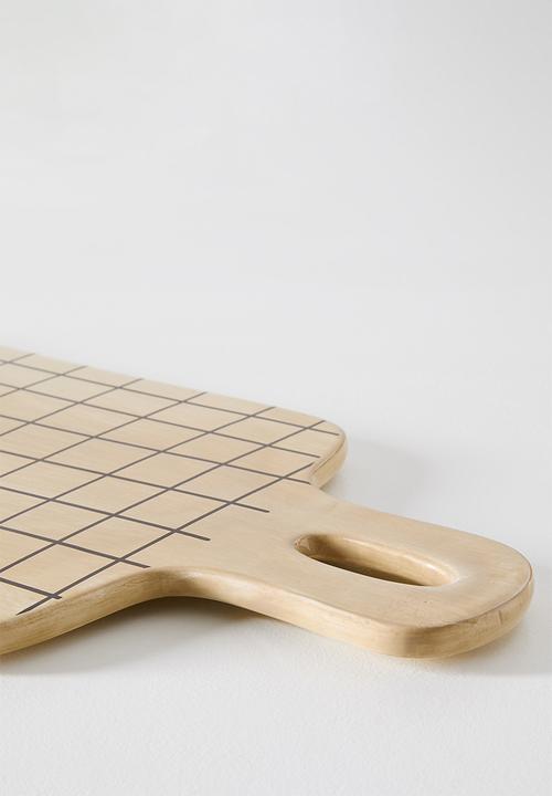 Sixth Floor - Ceramic Croissant Serving Board -  Beige