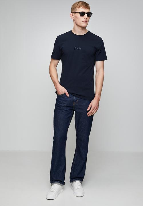 Pringle of Scotland - Pringle Henry Raised Printed Tee - Navy