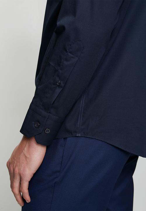 Pringle of Scotland - Pringle Jacob Long Sleeve Classic Stretch Shirt - Navy