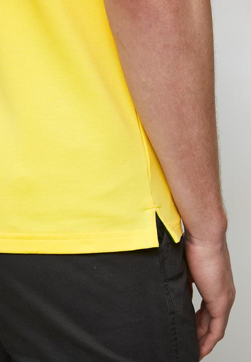 Pringle of Scotland - Pringle Adam Pique Golfer - Sun Yellow