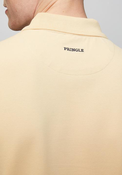 Pringle of Scotland - Pringle Adam Pique Golfer - Biscuit