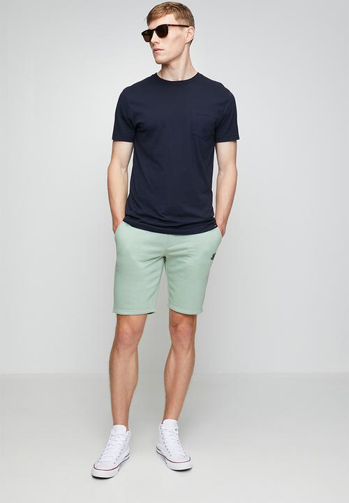 Ben Sherman - B  Fleece Jog Shorts - Agate