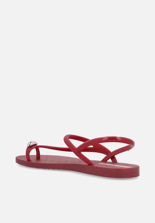 Ipanema - Glam ring sandal - burgundy rose