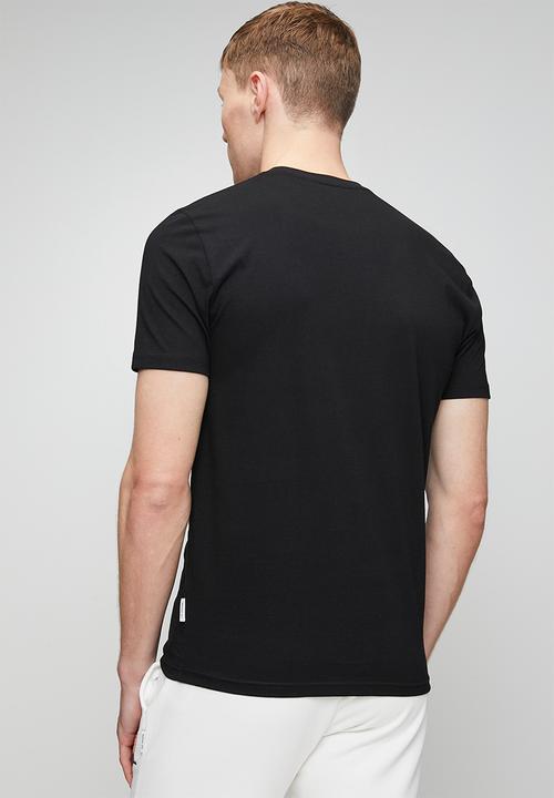 Ben Sherman - Essential Tar Prnt Crew Tee Shirt - Black