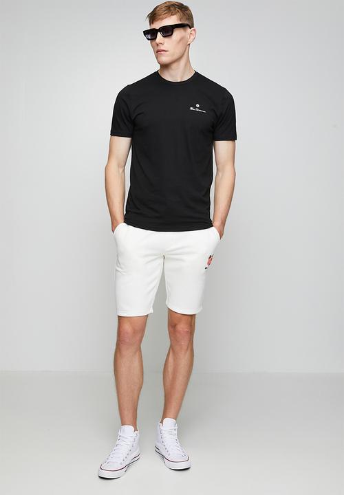 Ben Sherman - Essential Tar Prnt Crew Tee Shirt - Black
