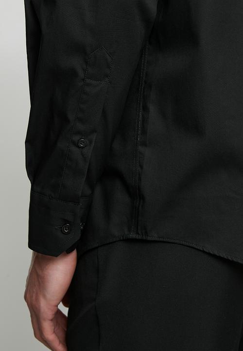 Pringle of Scotland - Pringle Jacob Ls Classic Stretch Shirt - Black