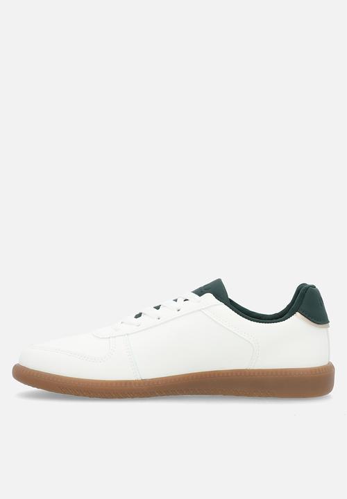 POLO - Side flash retro sneaker - white