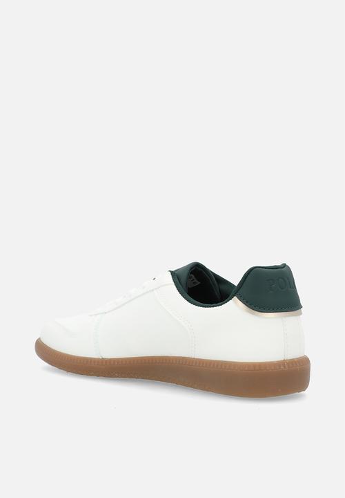 POLO - Side flash retro sneaker - white