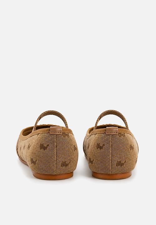 POLO - Jacquard Ballet Flat - Stone