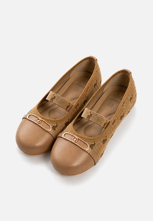 POLO - Jacquard Ballet Flat - Stone