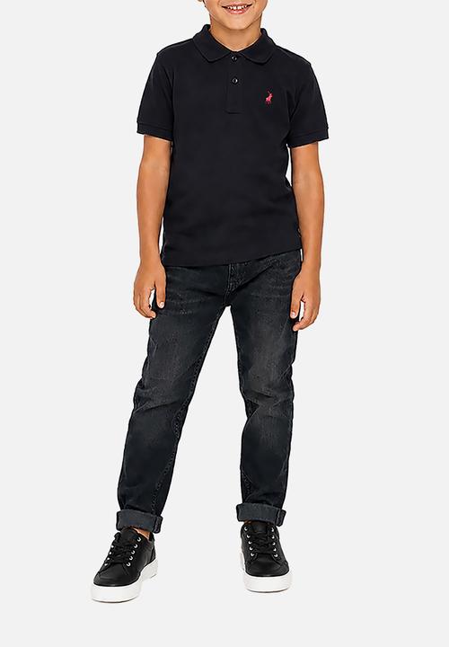 POLO - Boys Austin Ss Golfer - Navy