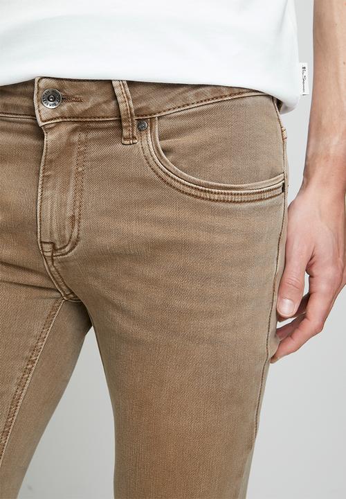 Ben Sherman - Slim Fit Garment Dye Denim - Dessert