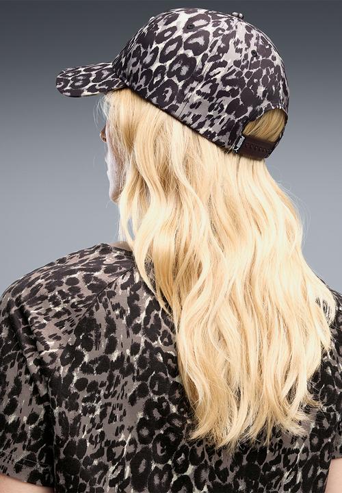 PUMA - Ess Elevated Aop Bb Cap - Buttercream-Leopard