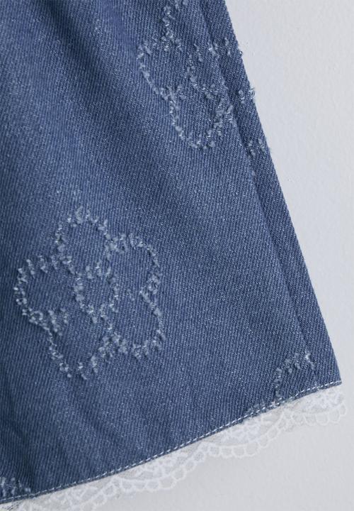 Pop Candy - Sleeveless tee and shorts - blue