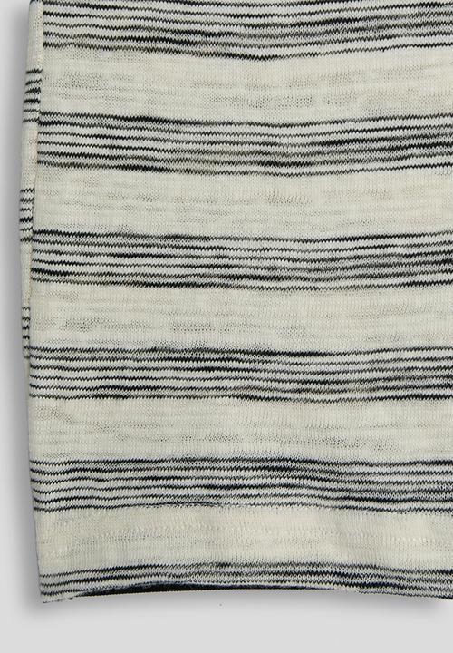 Pop Candy - Striped tank top - off white/grey
