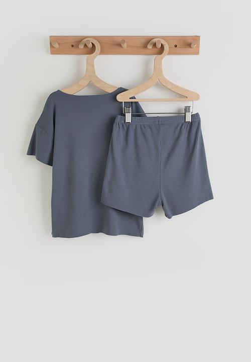 Pop Candy - Tee & shorts - grey