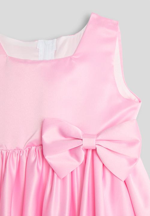 Pop Candy - Sleeveless satin bow dress - light pink