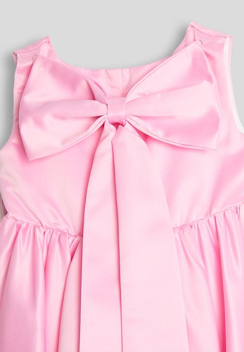 Pop Candy - Sleeveless satin bow dress - light pink