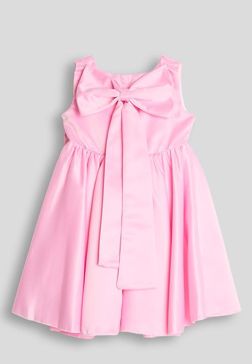 Pop Candy - Sleeveless satin bow dress - light pink