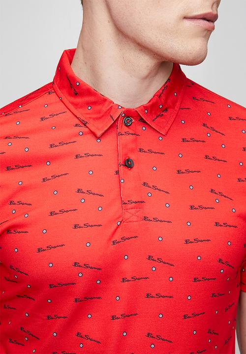 Ben Sherman - Ben Tar Aop Polo - red