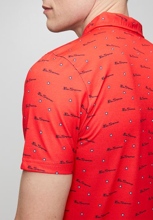 Ben Sherman - Ben Tar Aop Polo - red