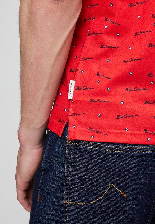 Ben Sherman - Ben Tar Aop Polo - red